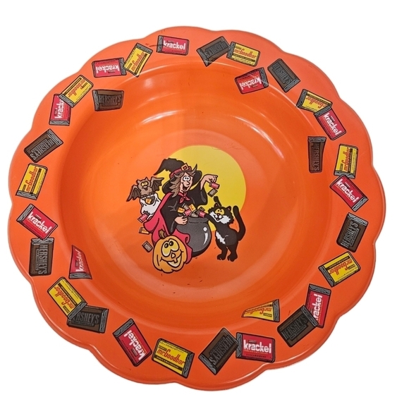Vintage Hershey's Chocolate Halloween Candy Dish Serving Bowl - Picture 7 of 7